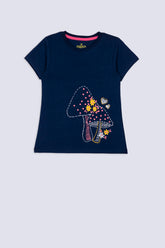 Mushroom Cottage Girl's T-Shirt